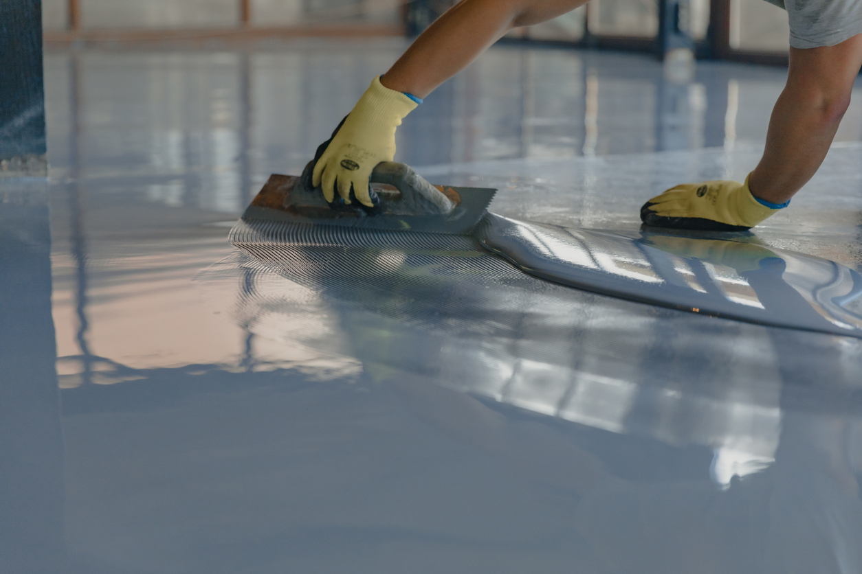 Team of professional flooring installers